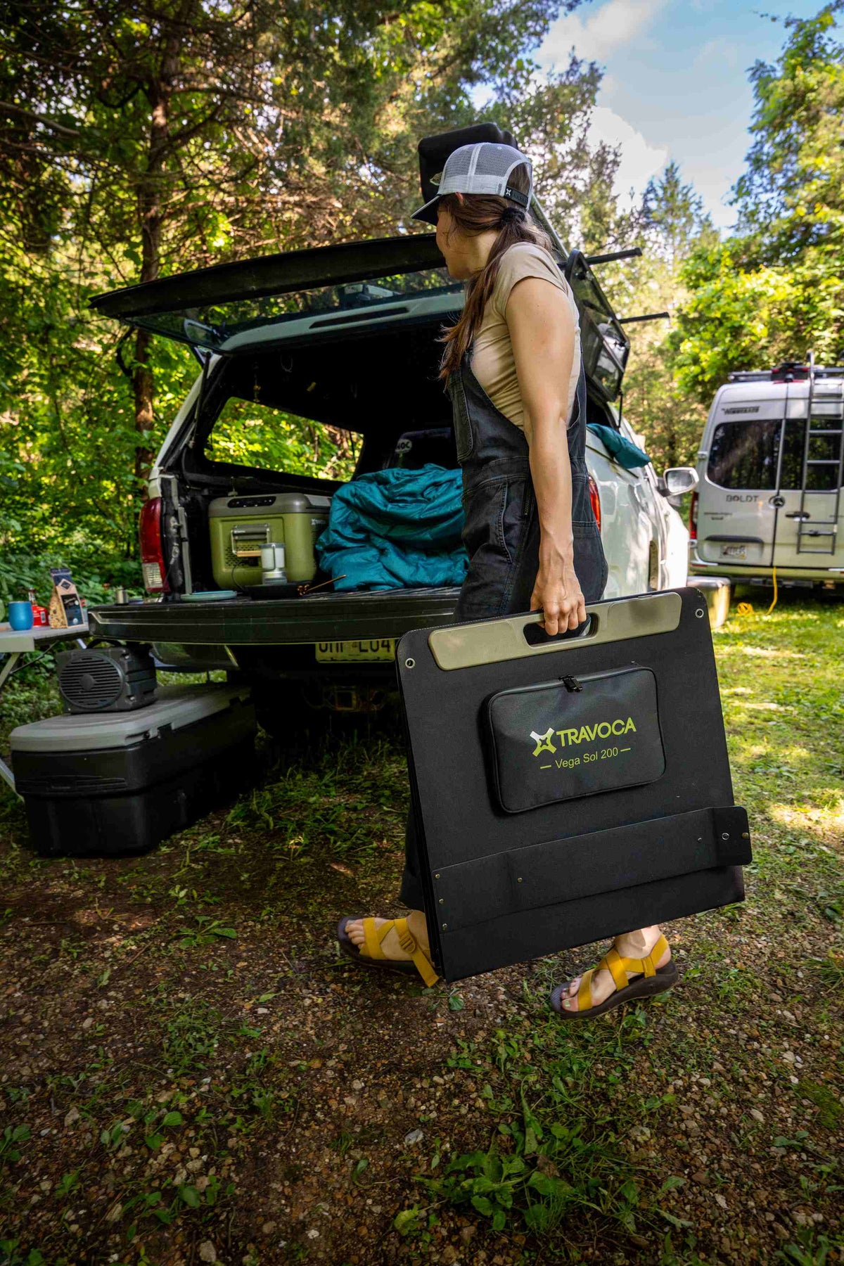 Vexa Solar Vega Sol 200 Solar Panel | Foldable, Portable Charging Power | Travoca
