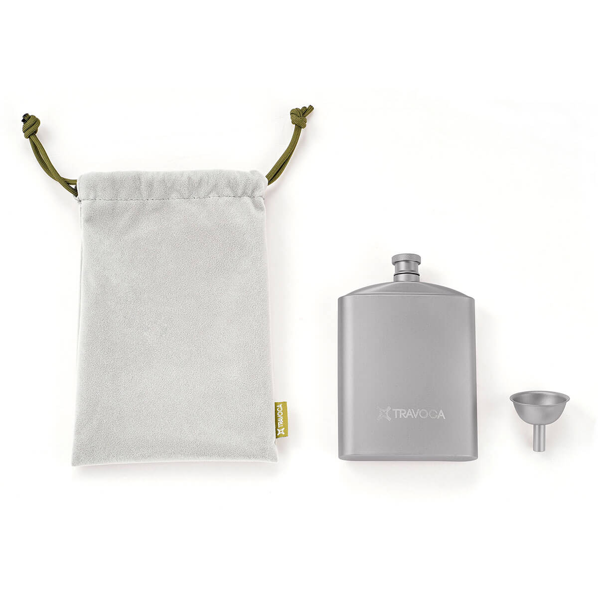 Gemma Titanium Flask | Lightweight, Durable & Taste-Pure | Travoca