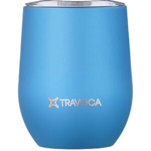 Gemma Titanium Wine Glass Cornflower Blue