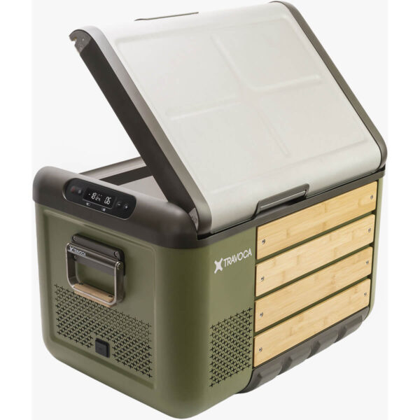 Travoca Cooler Lid Open Back Side